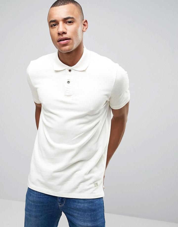 Jack & Jones Vintage Slim Fit Polo - Beige