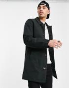 Harry Brown Padded Trench Coat In Black