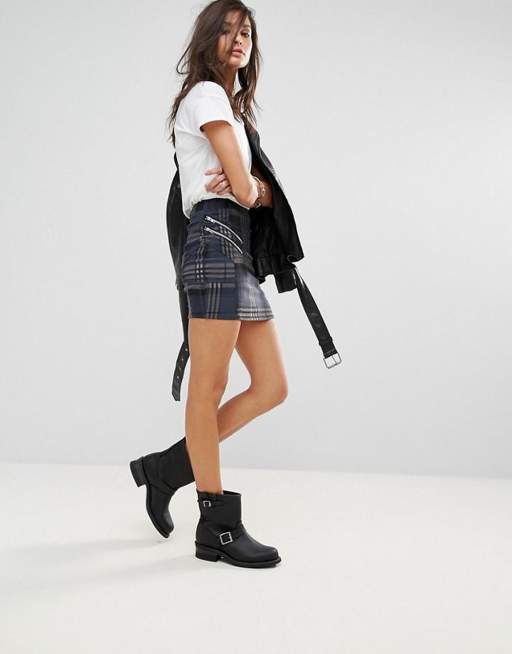 Religion Cascade Skirt - Navy