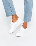 Keds Classic Leather Platform Sneakers - White