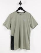 Puma Running T-shirt In Gray-grey