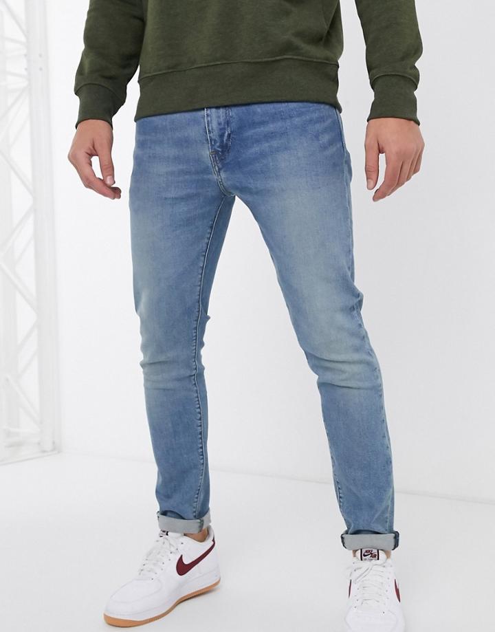 Levi's 512 Slim Tapered Fit Jeans In Pelican Rust Mid Wash-blue