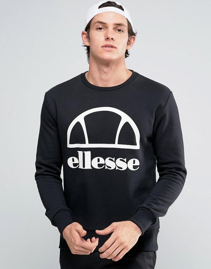 Ellesse Large Logo Sweatshirt - Black