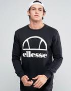 Ellesse Large Logo Sweatshirt - Black