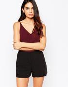 Ax Paris V Front Cami - Wine