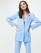 Asos Design Shrunken Dad 3 Piece Suit Blazer-blues