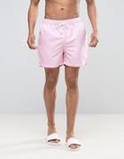 Ringspun Swim Shorts In Stripe - Pink