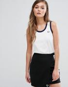Fred Perry Archive Ringer Tank - White