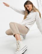 New Look Hoodie In Oatmeal-white