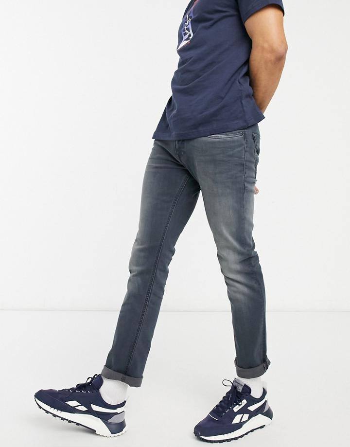 Tommy Jeans Scanton Slim Fit Jeans In Aspen Dark Wash-blues