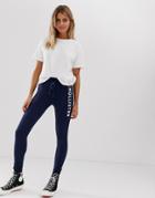 Hollister Skinny Fit Jogger With Logo-navy