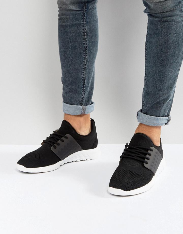 Aldo Mx Sneakers In Black - Black