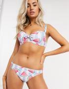 Chelsea Peers Recycled Watermelon Bikini Bottoms-blues