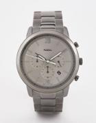 Fossil Fs5492 Neutra Chronograph Bracelet Watch 44mm - Gray