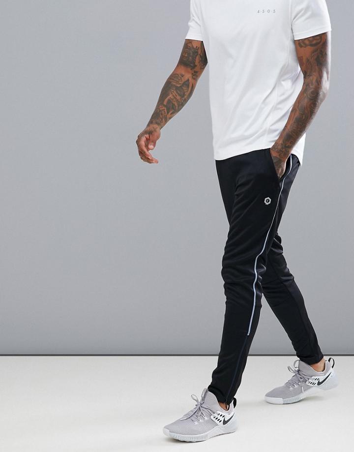 Jack & Jones Core Performance Slim Fit Training Joggers In Quick Dry Fabric - Black
