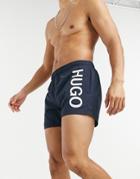 Hugo Abas Swim Shorts In Navy