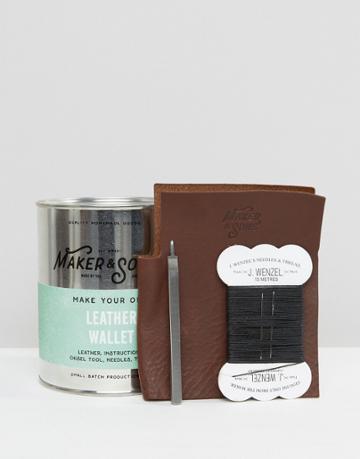 Men's Society Make Your Own Leather Wallet - Multi