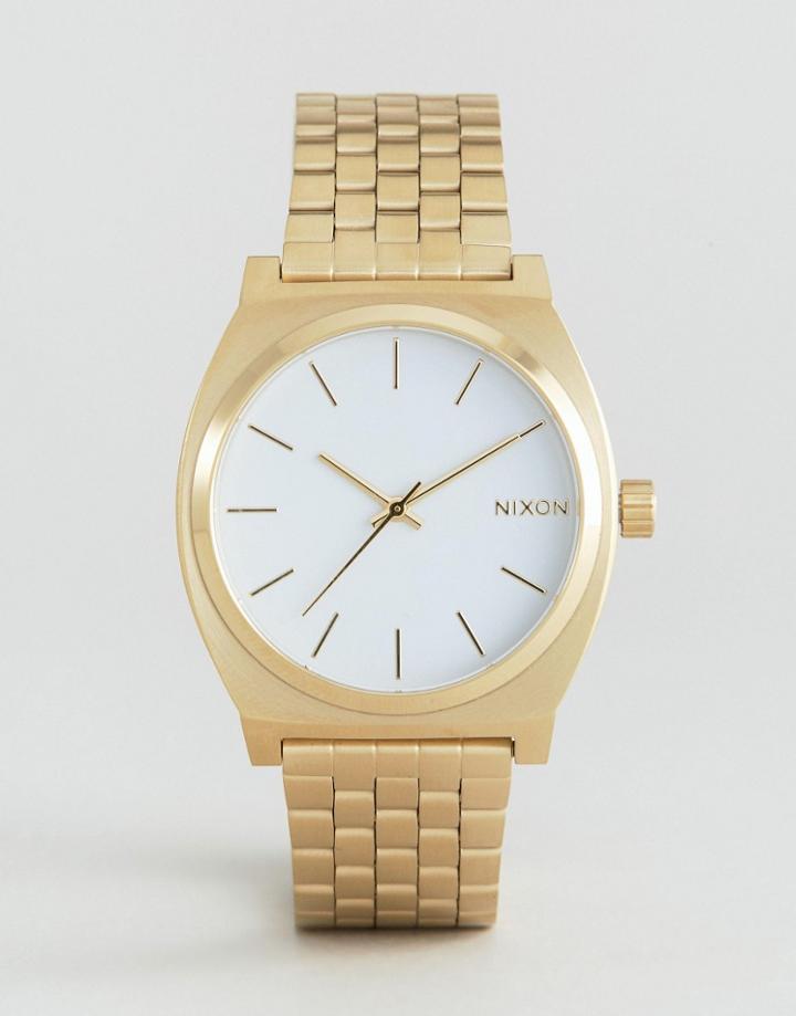 Nixon Gold Time Teller Watch A045-508 - Gold