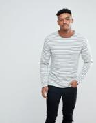 Blend Long Sleeve Breton Stripe T-shirt - Green