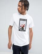 Wasted Paris T-shirt With Rose Silence Print - White