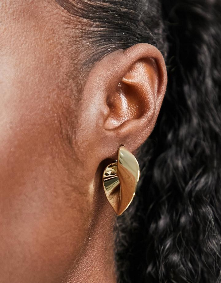 & Other Stories Statement Hoop Earrings In Gold