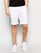Bellfield Chino Shorts - White