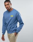 Apn Embroidered Logo Sweater - Blue