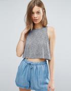 Native Youth Slub Yarn Swing Top - Navy