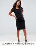 New Look Maternity Nursing Dress - Black