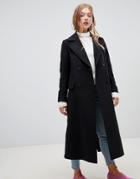New Look Tailored Maxi Coat - Black
