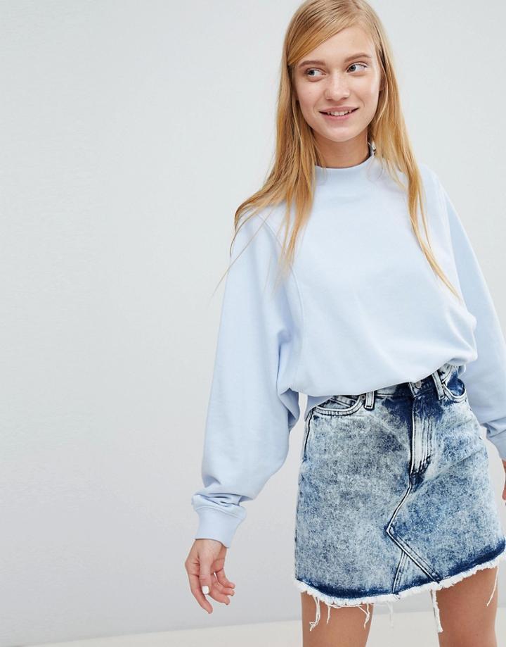 Monki Sweatshirt - Blue