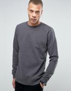 Dr Denim Smith Oversized Sweatshirt - Gray