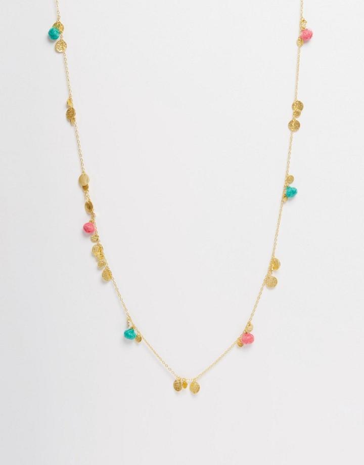 Ashiana Pom Pom Long Necklace