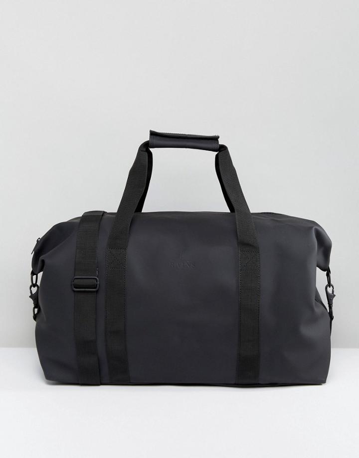 Rains Holdall In Black - Black