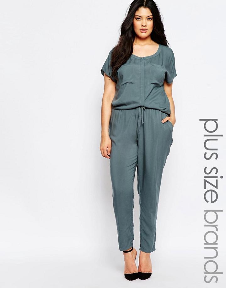 Junarose Premium Utility Jumpsuit - Green
