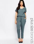 Junarose Premium Utility Jumpsuit - Green