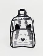 Yoki Cat Face Clear Backpack