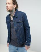 Always Rare Denim Jacket Gold Paint - Navy