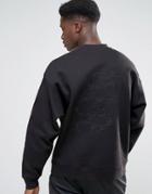 Weekday Big Steve Embroidered Snake Sweatshirt - Black