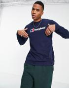 Berghaus Big Loop Long Sleeve T-shirt In Navy