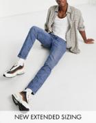 Collusion X003 Slim Jean In Mid Wash Blue