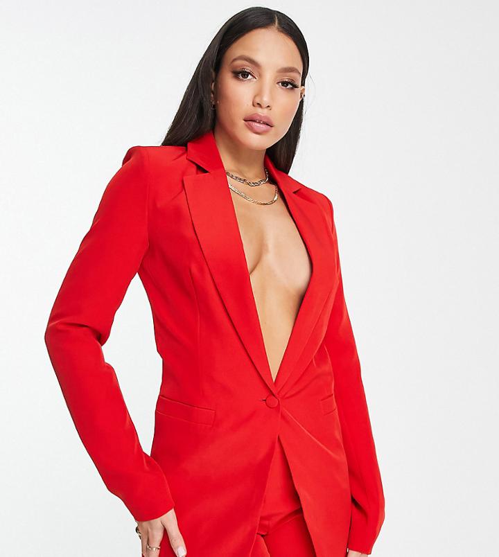 Unique21 Tall Blazer In Red