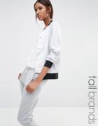 One Day Tall Bomber Jacket - Silver