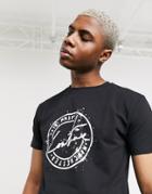 The Couture Club Stamp Print T-shirt In Black