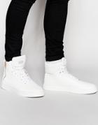 Criminal Damage Python Mid Sneakers - White