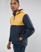 Brave Soul Overhead Wind Breaker Jacket - Tan