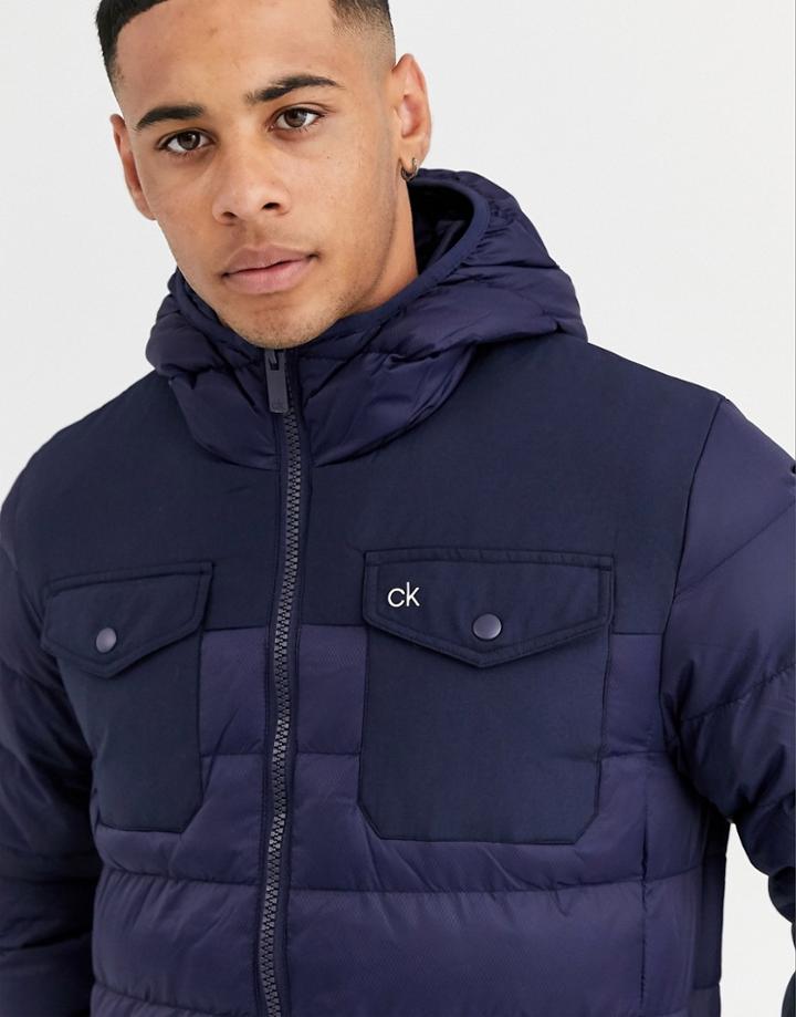 Calvin Klein Golf Starboard Jacket In Navy