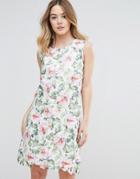 Uttam Boutique Lace Dress In Floral Print - Multi