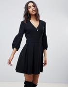 Ba & Sh Structured Mini Dress - Black