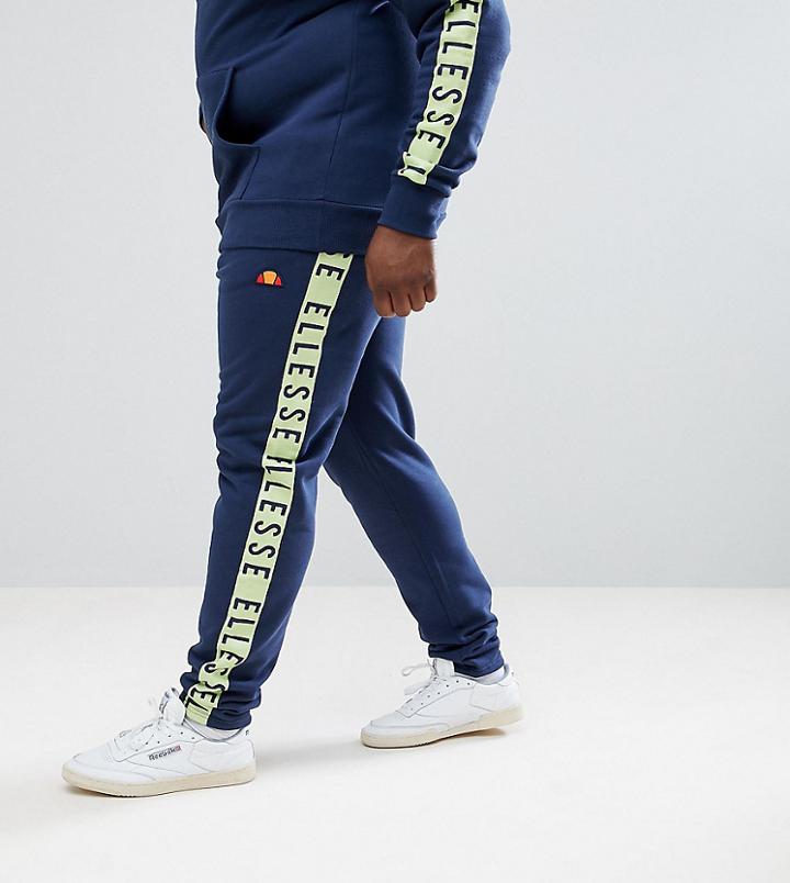 Ellesse Joggers With Taping In Navy - Navy